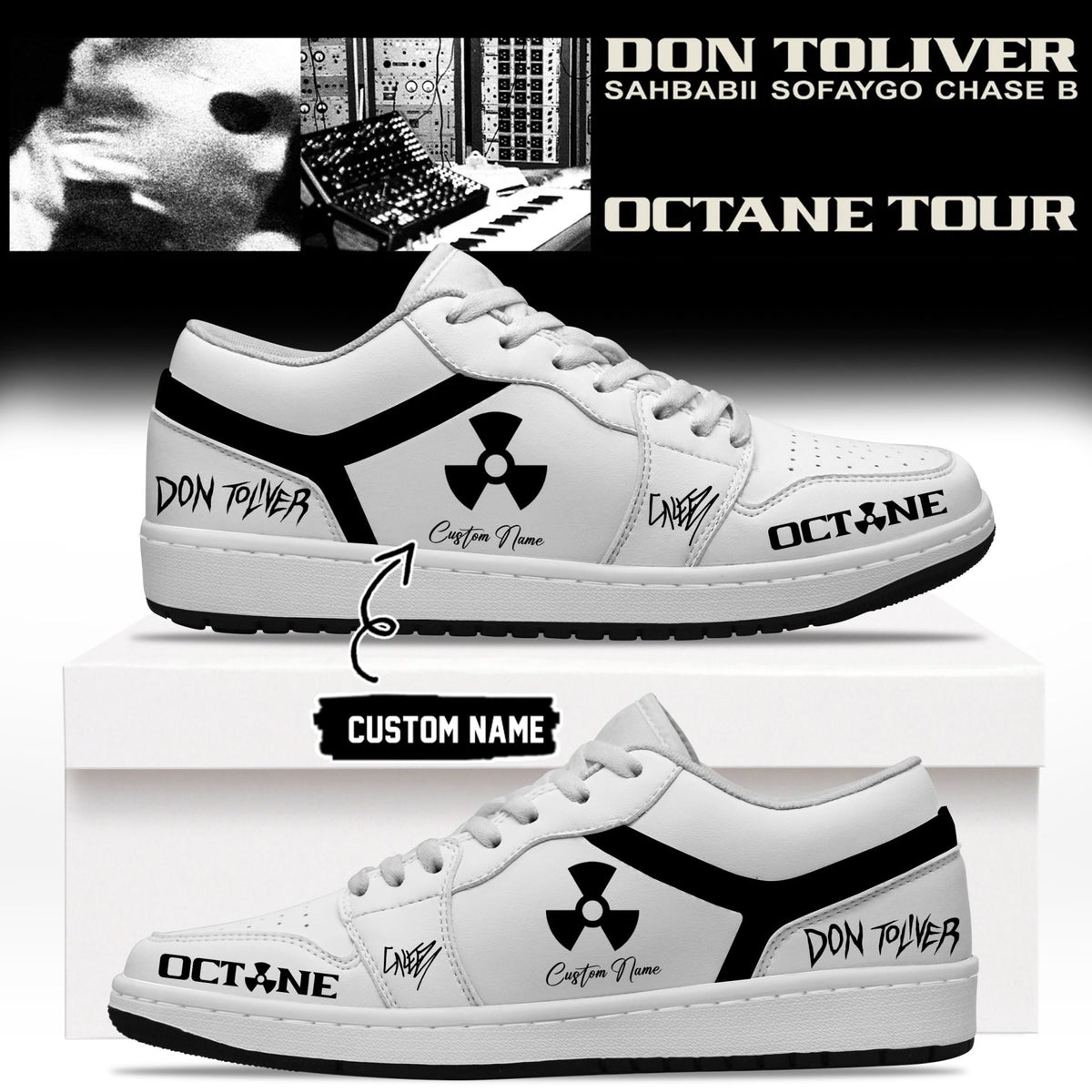 Don Toliver Octane Tour signed Shoes AP181