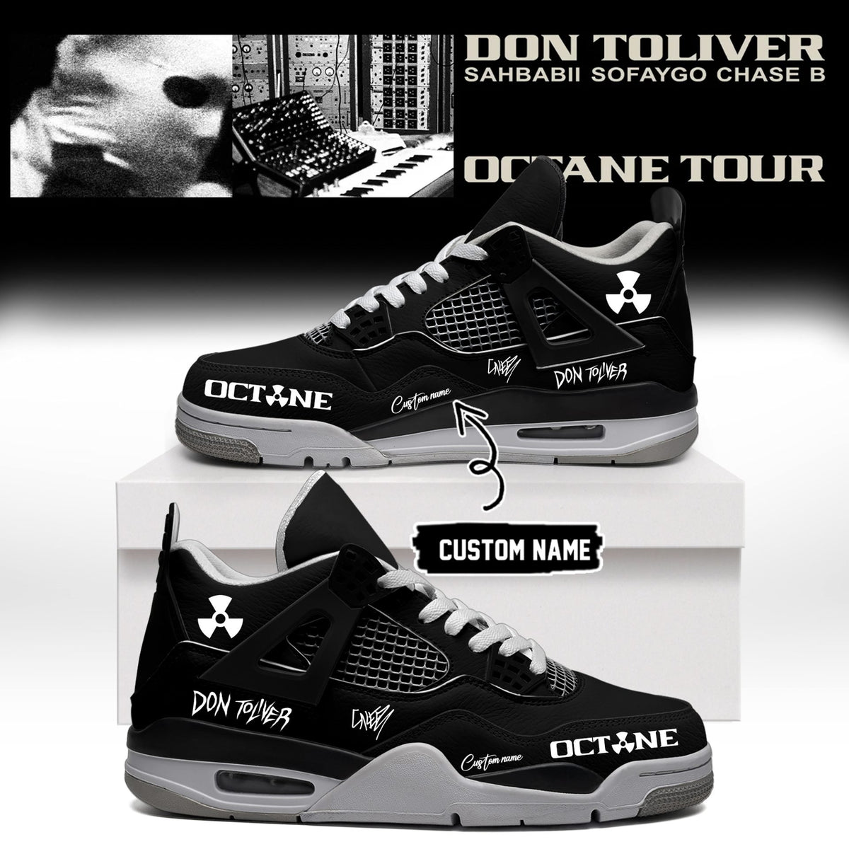 Don Toliver Octane Tour signed Shoes AP185