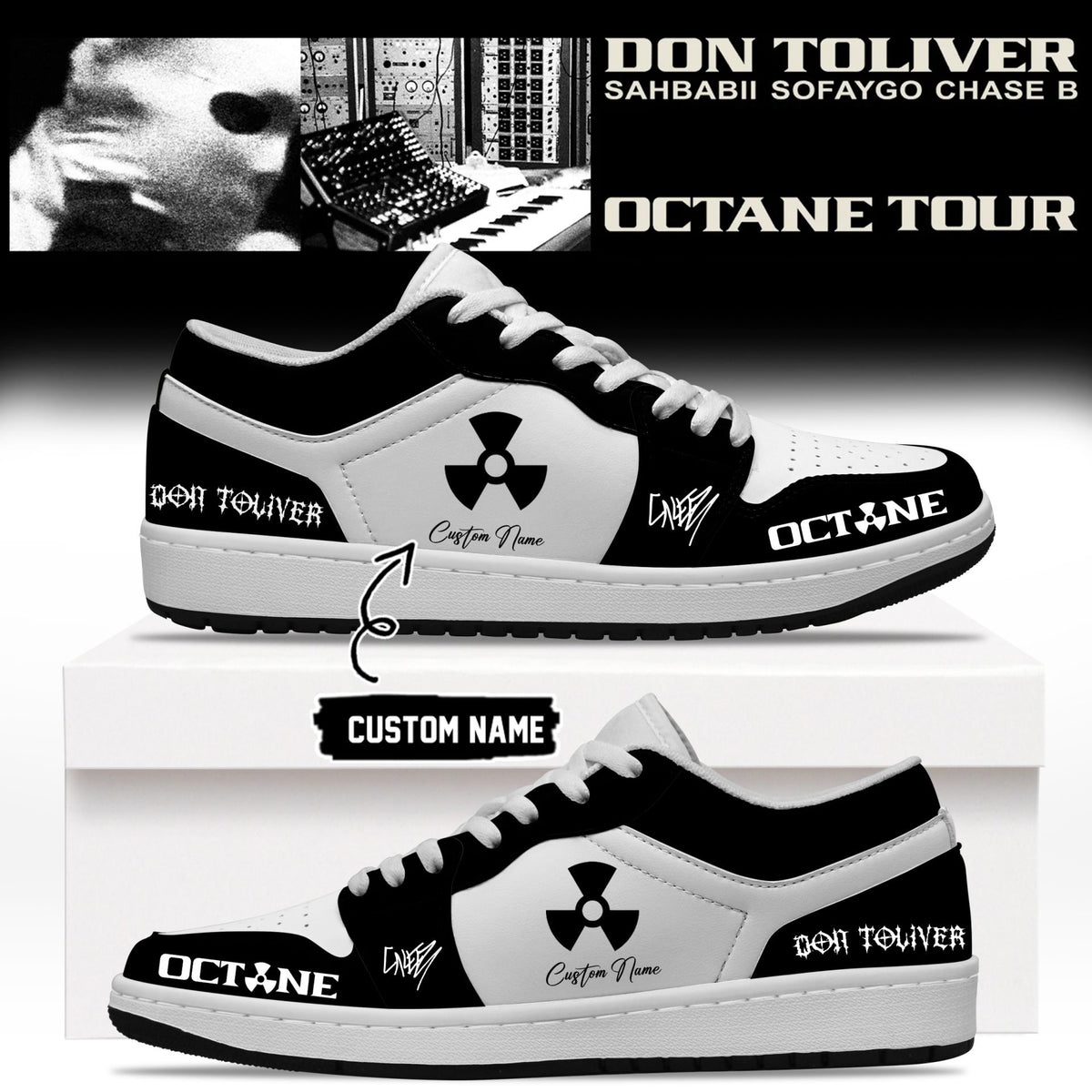 Don Toliver Octane Tour signed Shoes AP186
