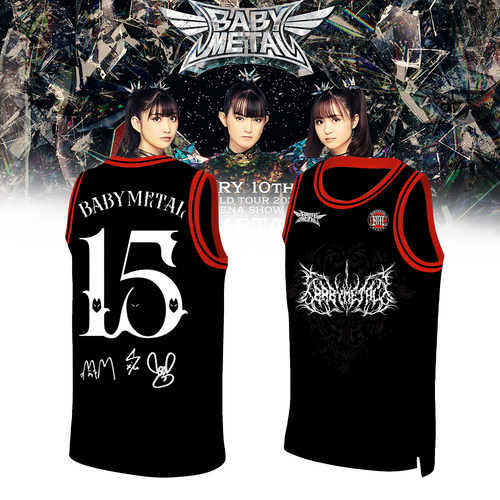 BABYMETAL WORLD TOUR signed Jersey BBM10