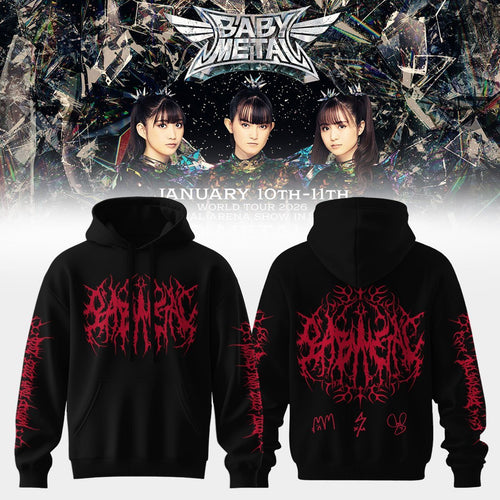 BABYMETAL WORLD TOUR signed Hoodie bbm11