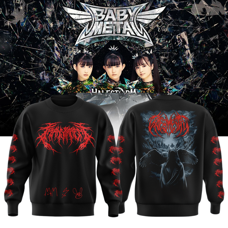 BABYMETAL WORLD TOUR signed Sweatshirt bbm16
