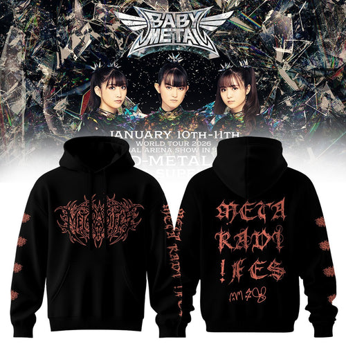 BABYMETAL WORLD TOUR signed Hoodie bbm18