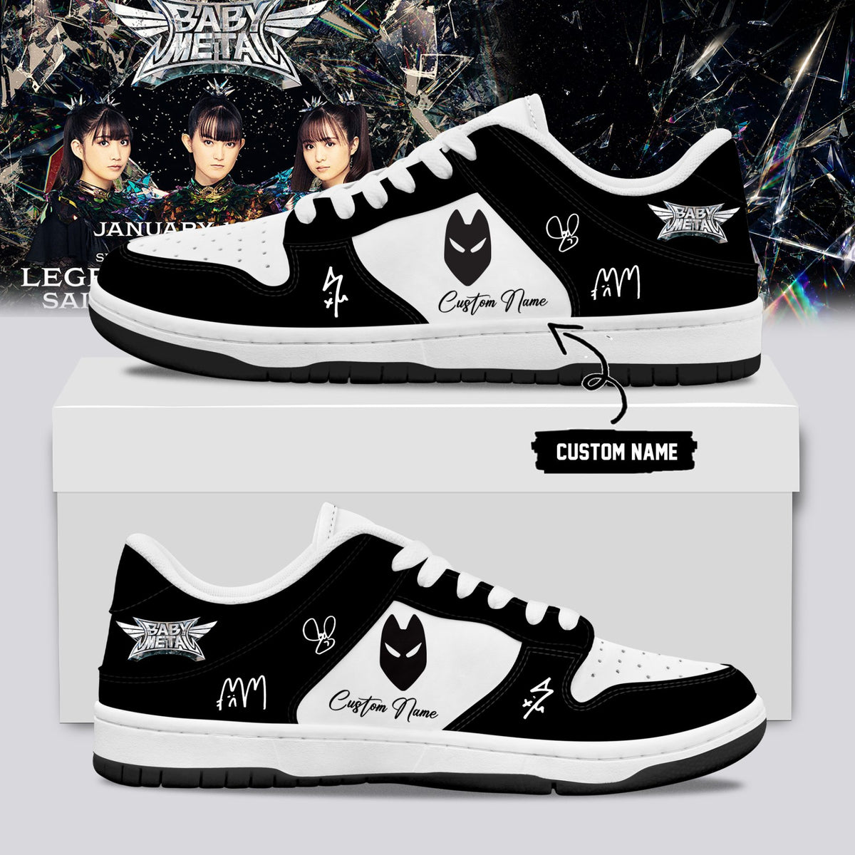 BABYMETAL WORLD TOUR signed Shoes bbm22