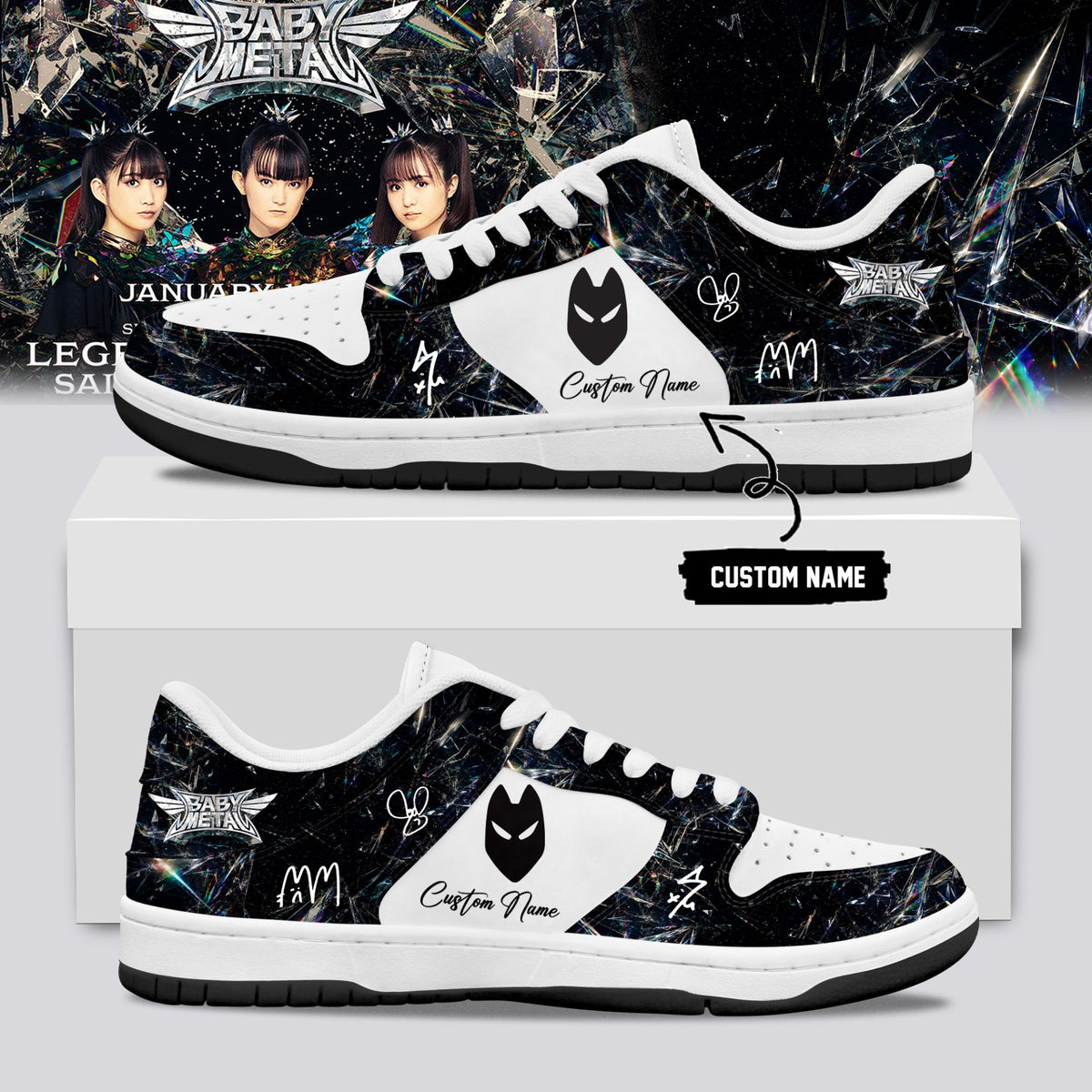 BABYMETAL WORLD TOUR signed Shoes bbm26