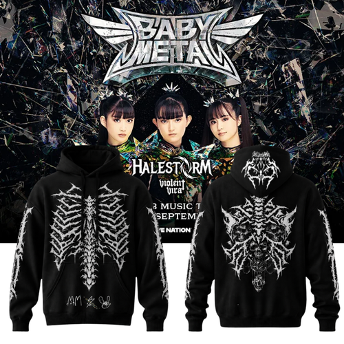 BABYMETAL WORLD TOUR signed Hoodie bbm4