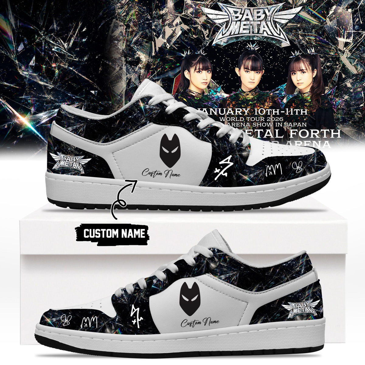 BABYMETAL WORLD TOUR signed Shoes bbm7