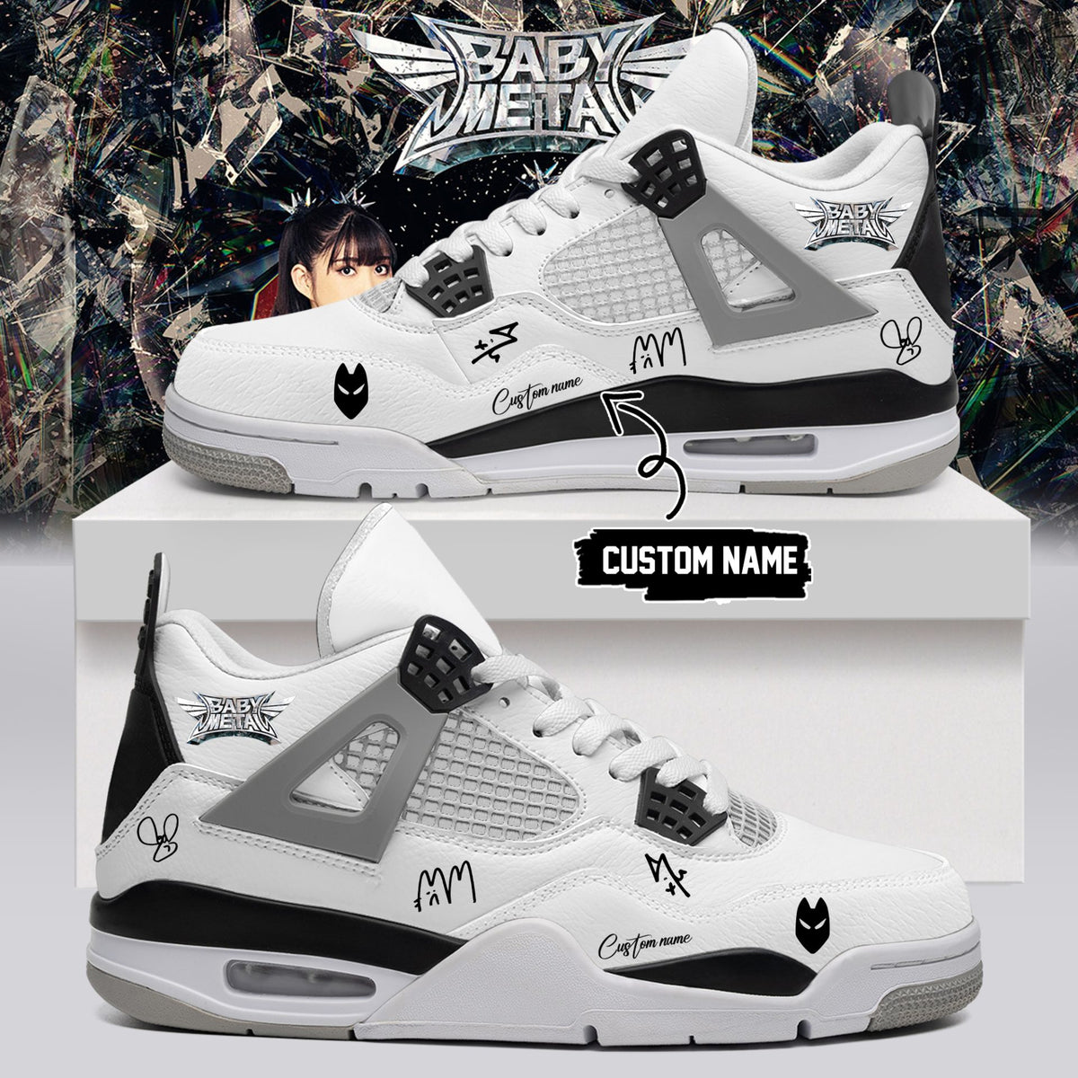 BABYMETAL WORLD TOUR signed Shoes bbm8